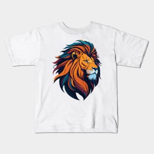 Lion Portrait Kids T-Shirt